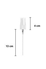 Hermia Juego de 10 Botellas de Vidrio de 50 ml Transparente